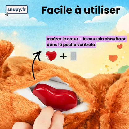 Peluche à battement de cœur